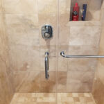 Bathrooms - Granite Shower at Cole Street Property by The Beautiful Home Company